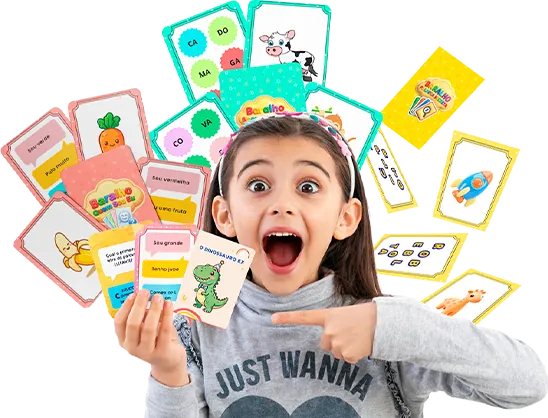 10 baralhos de cartas para alfabetização